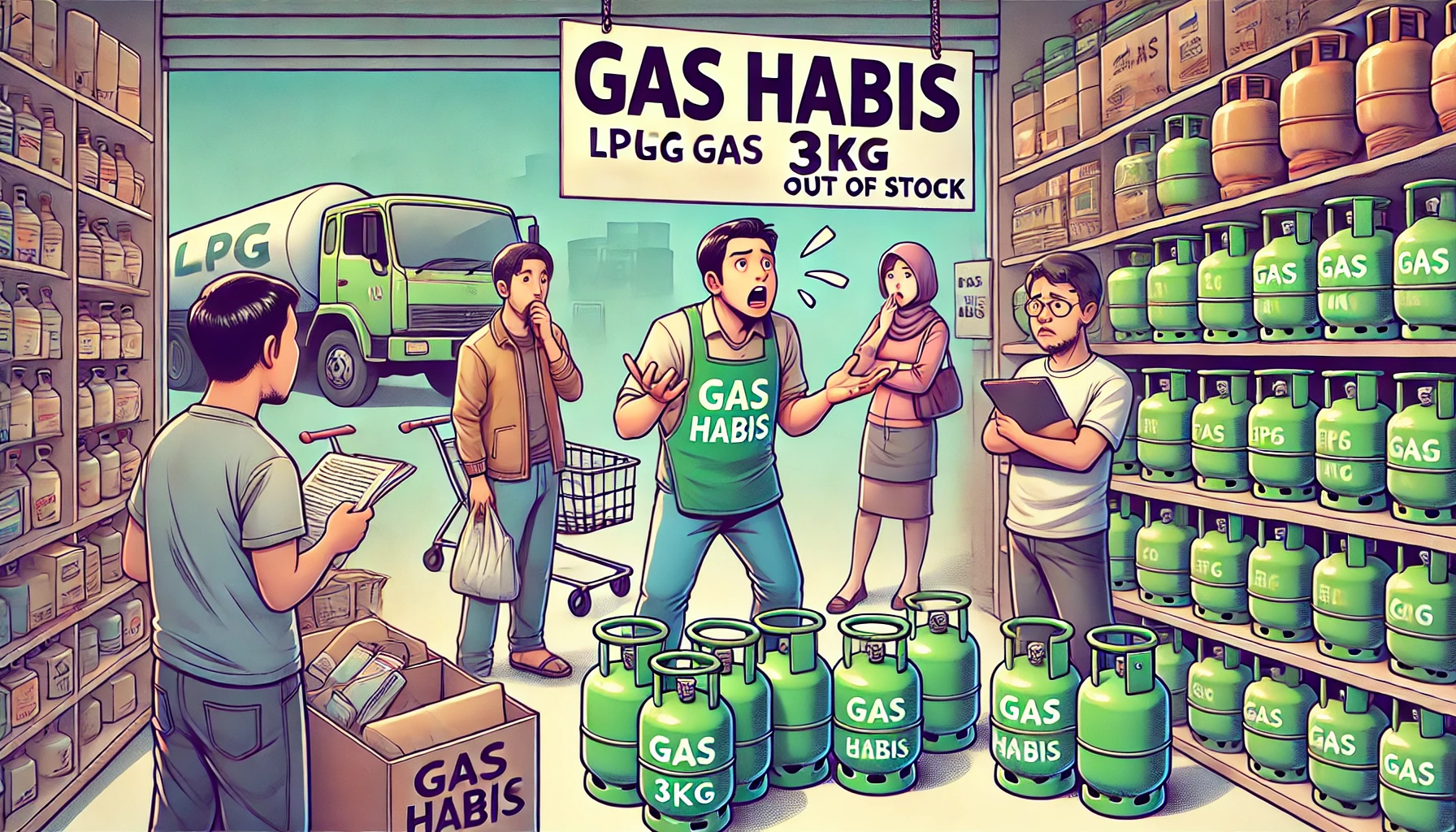 Gas LPG jadi langka